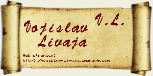 Vojislav Livaja vizit kartica